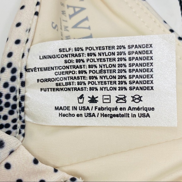 Tavik Corsica Polka Dot Push-Up Padded Balconette Bikini Underwire Top NWT - Picture 13 of 14